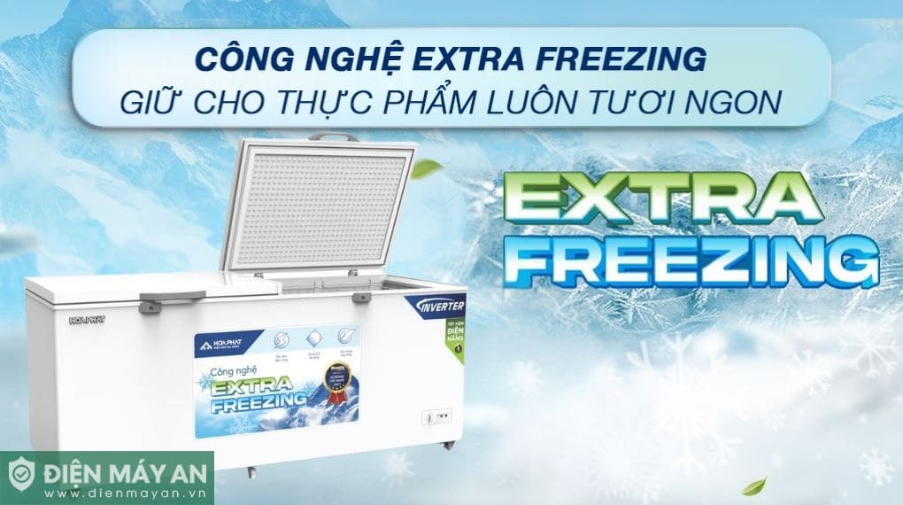 Tủ đông Hòa Phát Inverter 783 lít HPF AD8783